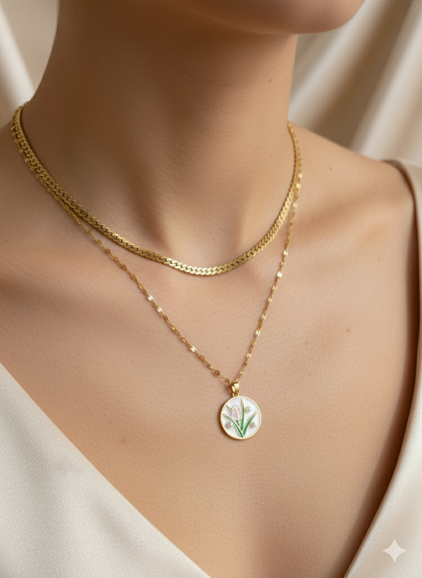 Tulip Layered Chain